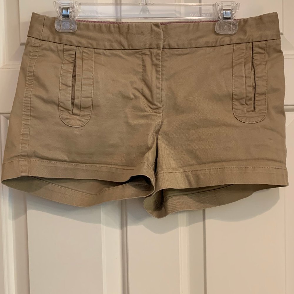 J.CREW KHAKI CHINO SHORTS